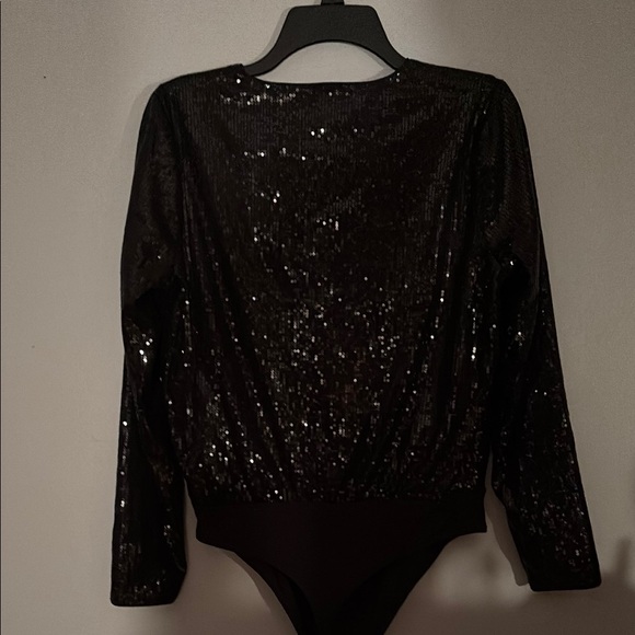 Black Sequin Bodysuit - Picture 6 of 6